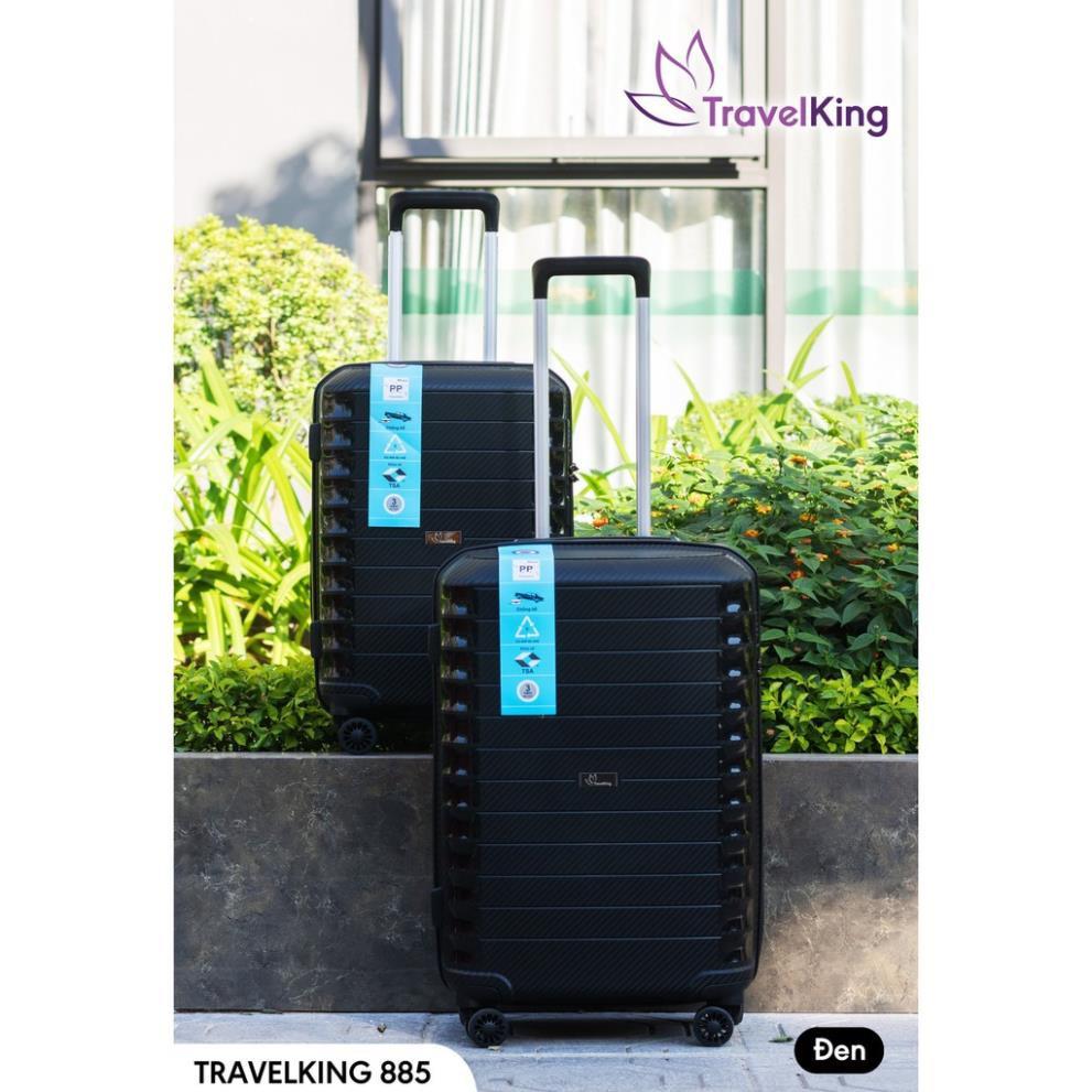 Vali kéo du lịch cao cấp TRAVELKING-885 kích thước 20, 24 inch chính hãng Hùng Phát - Bảo hành 5 năm