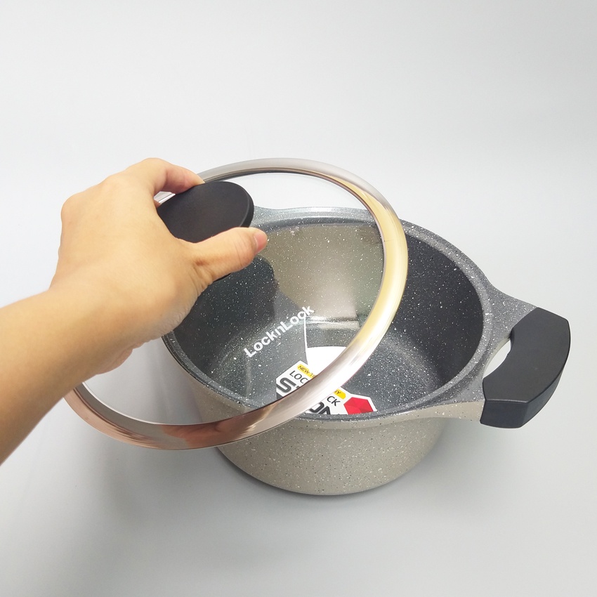 Nồi Đá Stone 7 Lớp Cao Cấp 20cm LCA6202D