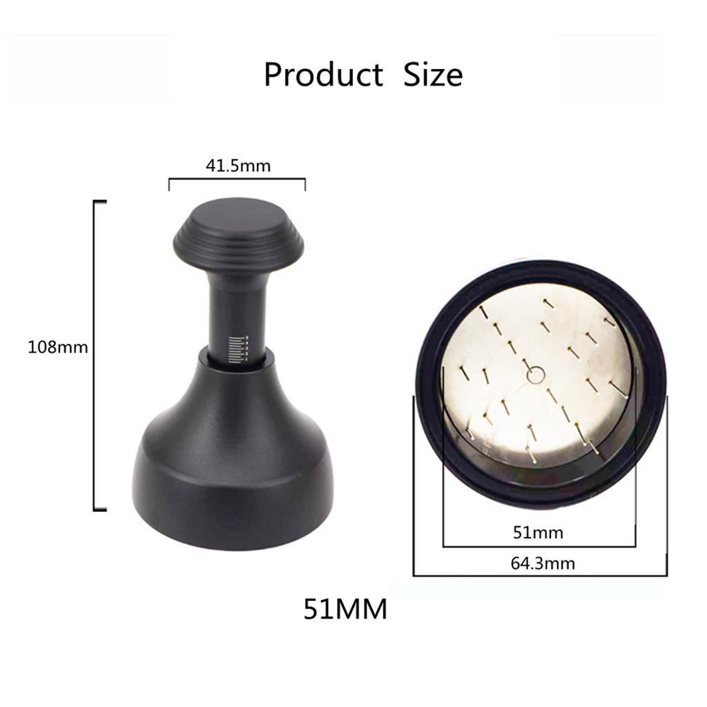 1pc 51mm Needle Coffee Tamper Needle Type Distributor Dispensing for Bar
