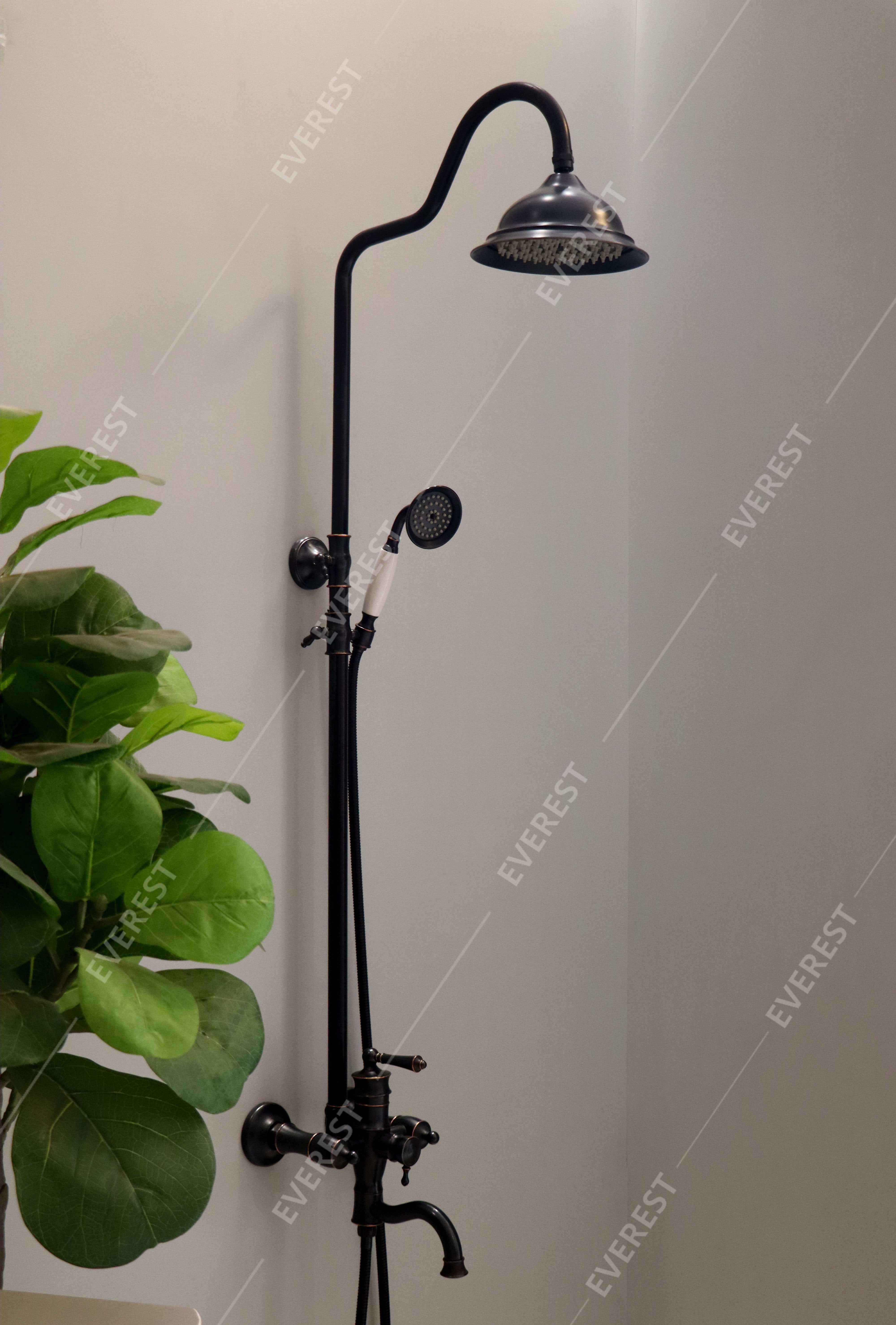 Sen tắm đứng đồng đen EVEREST EV-VĐ04