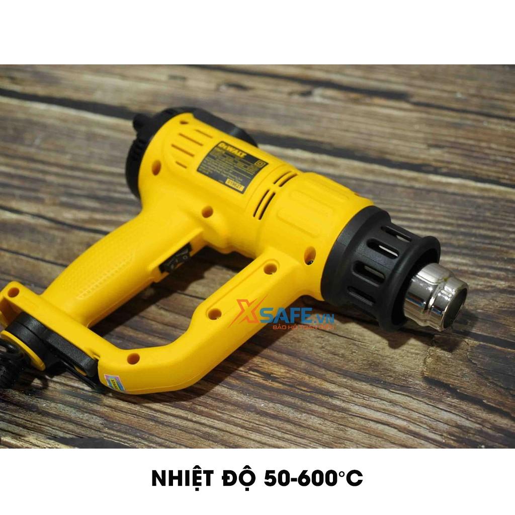 Máy khò nhiệt thổi hơi nóng Dewalt D26414-B1 có màn LCD - Chính hãng