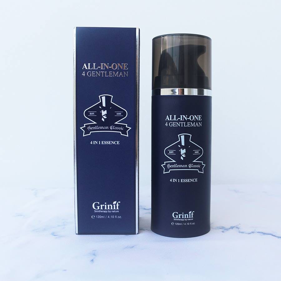 Sữa dưỡng ẩm trắng sáng da cho nam Grinif All in One 4 Gentleman 120ml