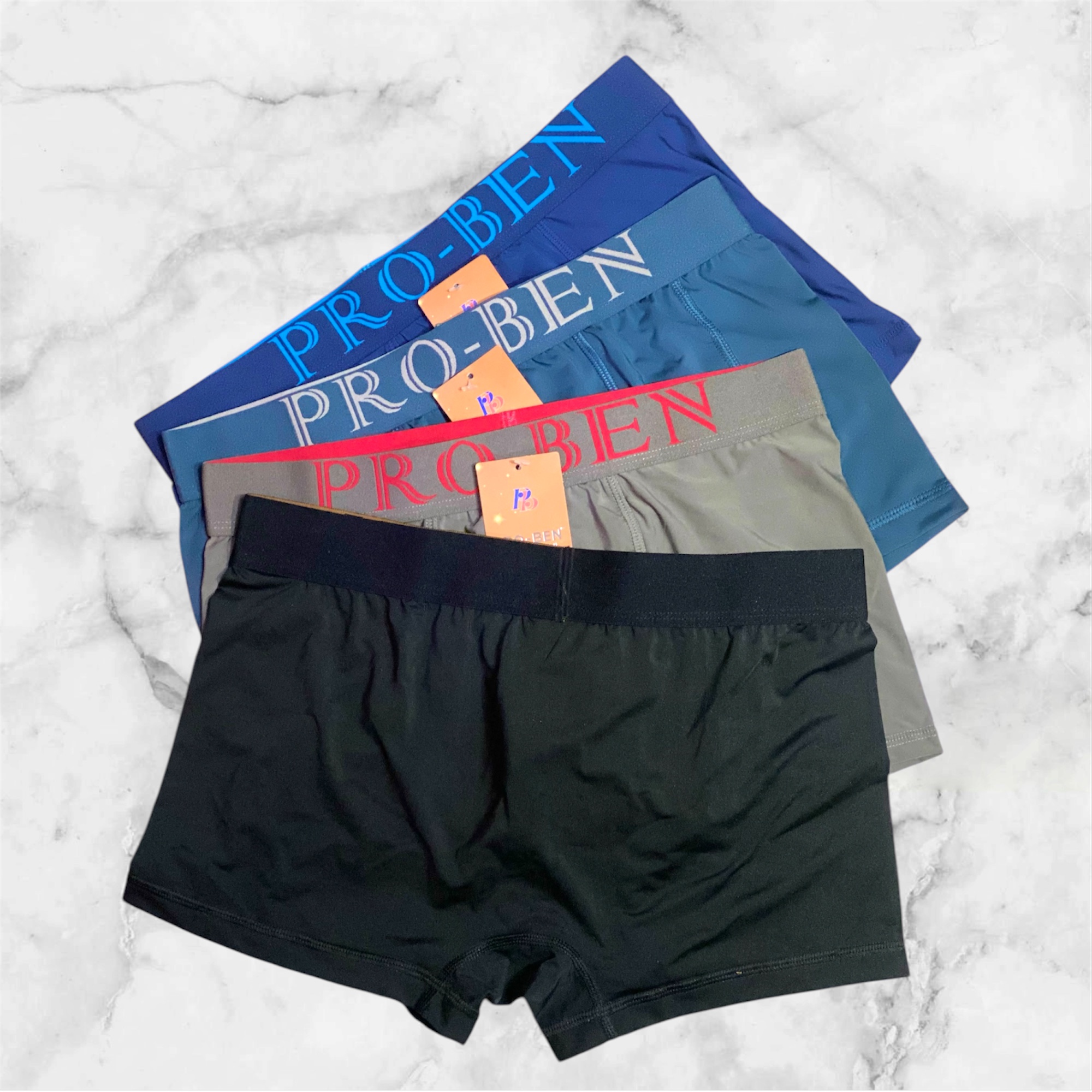 Quần lót đùi nam Boxer thun lạnh lưng to Proben PB17