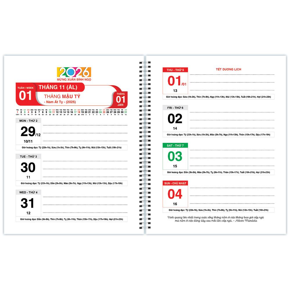 Lịch Bàn Đế Nhựa 2026 - Tài Lọc Phú Quý