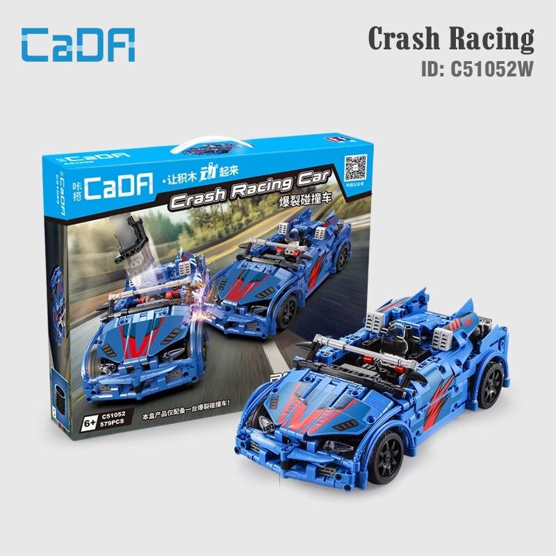Đồ chơi lắp ráp điều khiển  từ xa xe đua Crash Racing – CADA C51052W