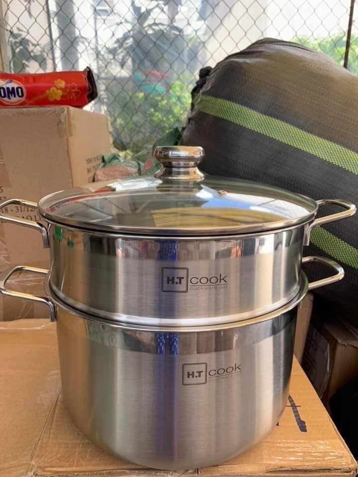 NỒI HẤP XỊN - SIÊU PHẨM - DÙNG ĐƯỢC CẢ BẾP TỪ SIZE 26, 28 VÀ 30 cm