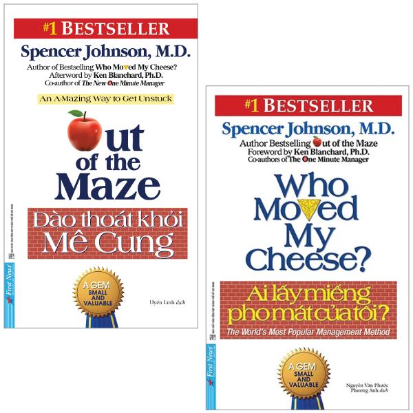 Combo Sách Đào Thoát Khỏi Mê Cung  Ai Lấy Miếng Pho Mát Của Tôi Bộ 2 Cuốn