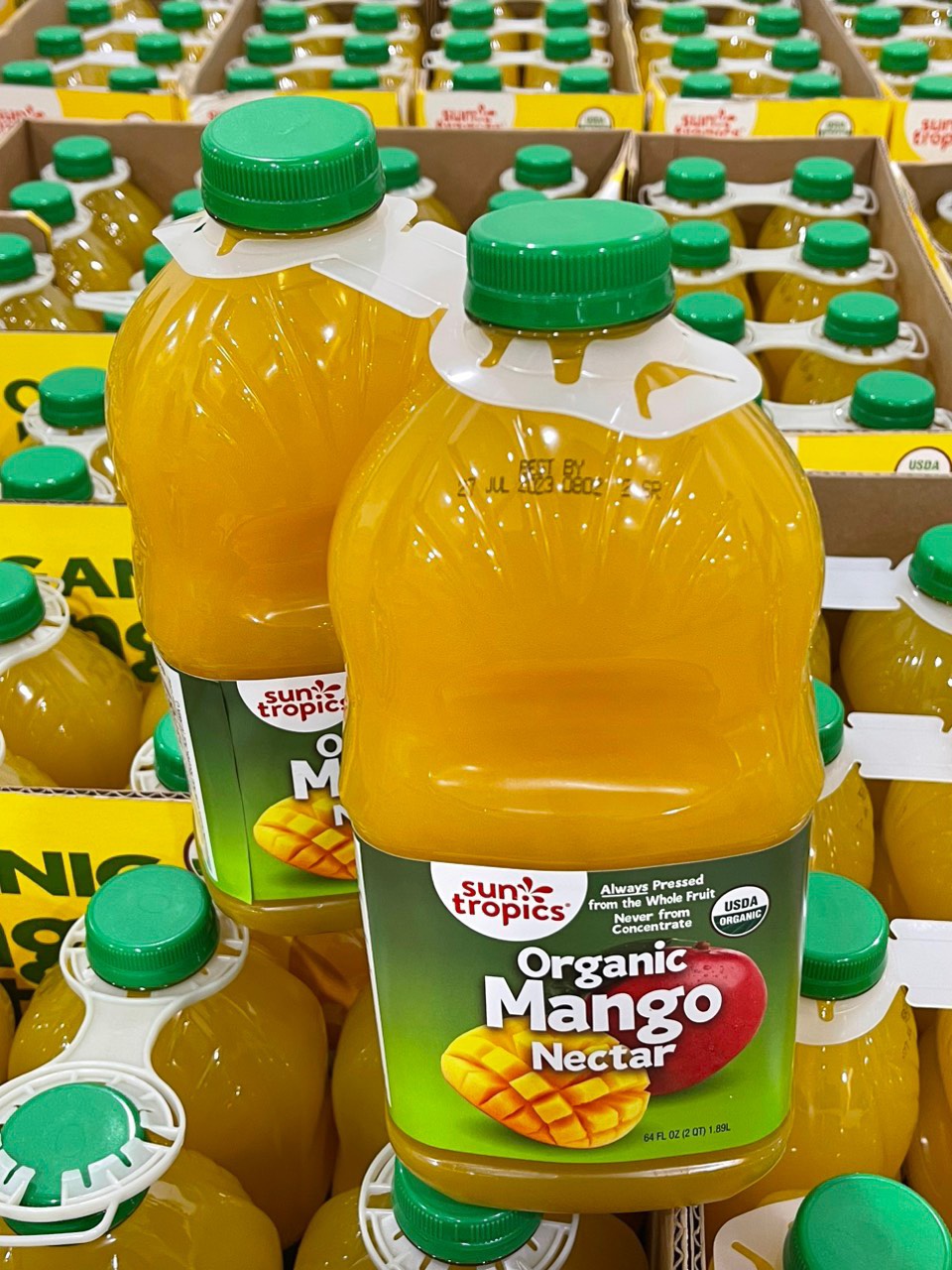Nước Ép Xoài - Organic Sun Tropics Mango Nectar 1 bình 1.89L