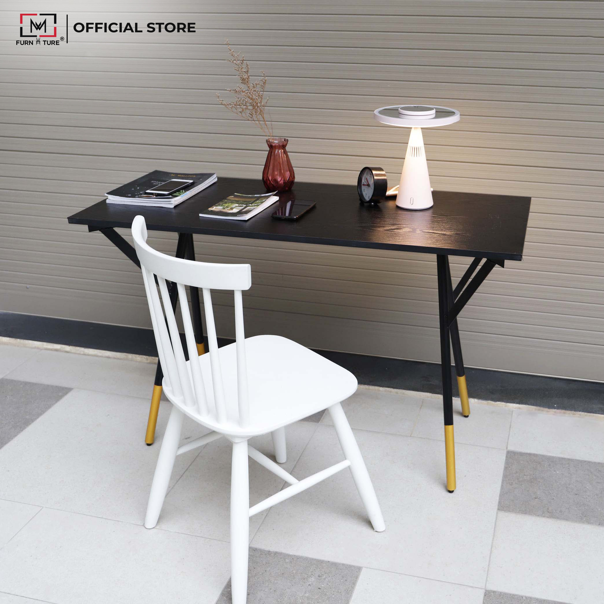 BÀN LÀM VIỆC LẮP RÁP CHÂN SẮT TĨNH ĐIỆN - NABI DESK - SIZE60