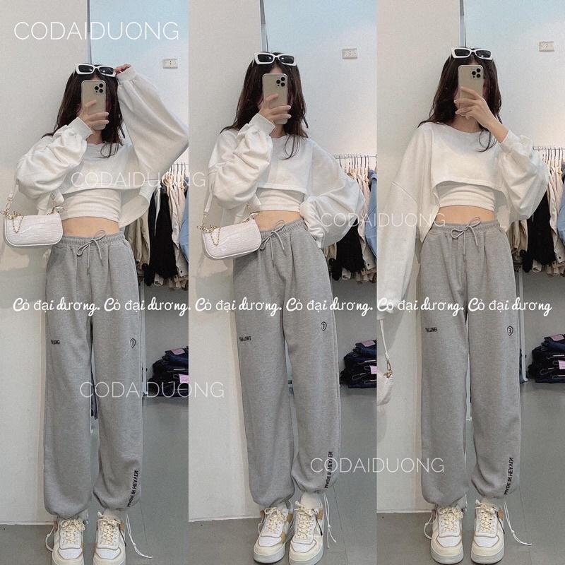 set áo nỉ 1/3 - hồng,freesize dưới 55kg