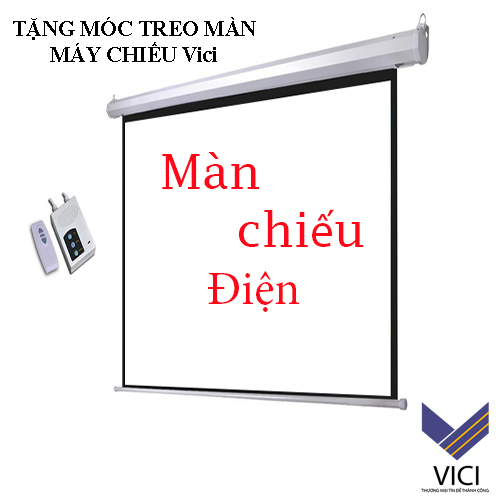 Màn chiếu điện 120inch (2m13 x2m13)