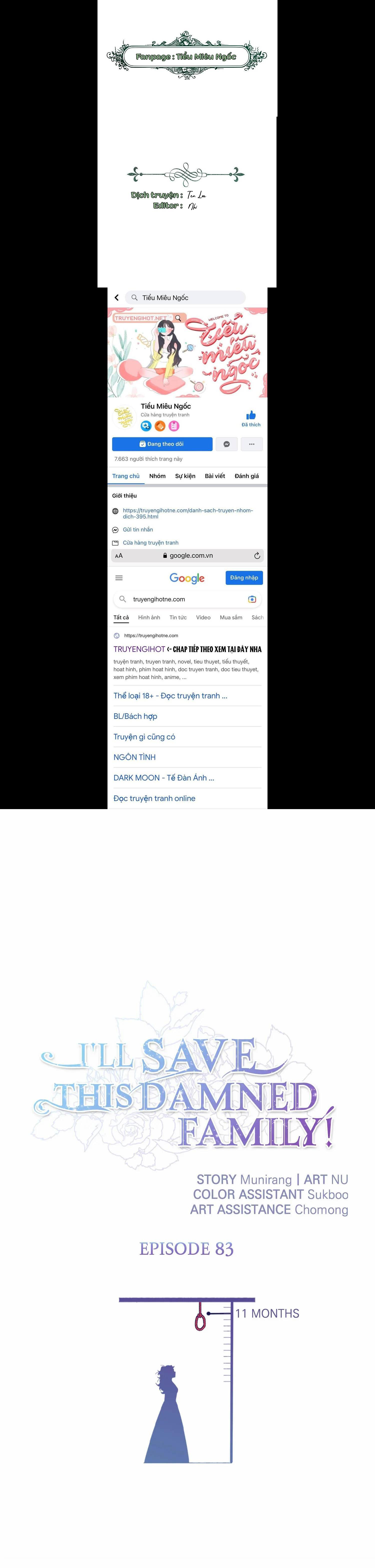 tôi sẽ cứu lấy gia tộc sắp sụp đổ chapter 83 1