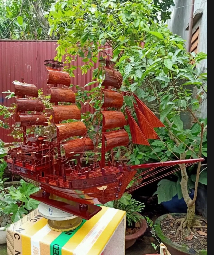 Thuyền gỗ hương 1M-thuyền buồm chiến cổ