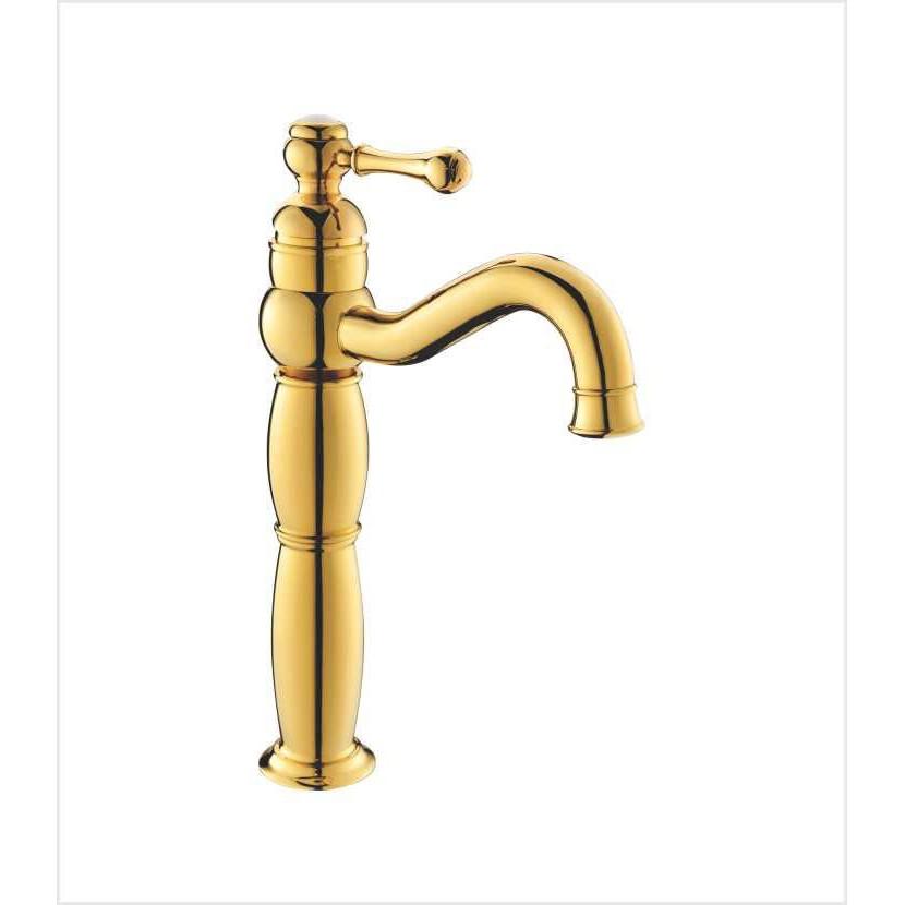 Vòi lavabo mạ vàng 30cm EV-MV26