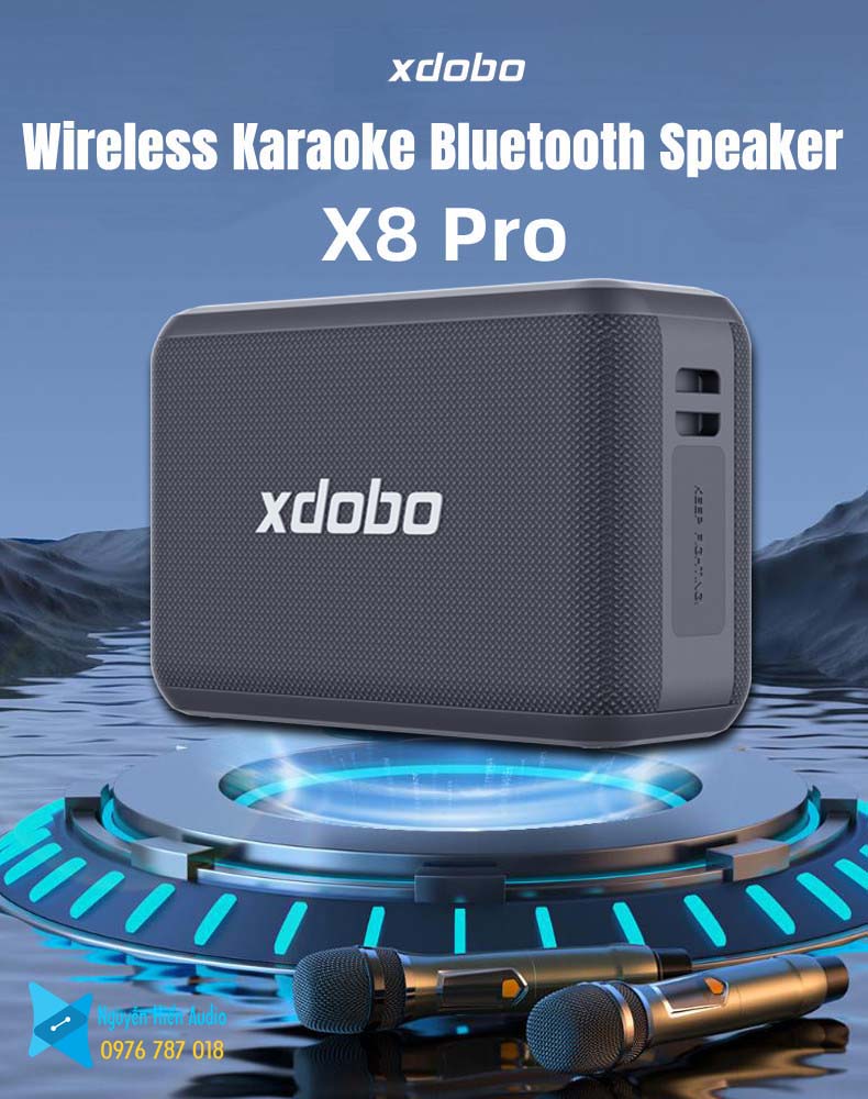 Loa nghe nhạc và hát karaoke di động Xdobo X8pro 120W Bluetooth 5.2 hàng chính hãng