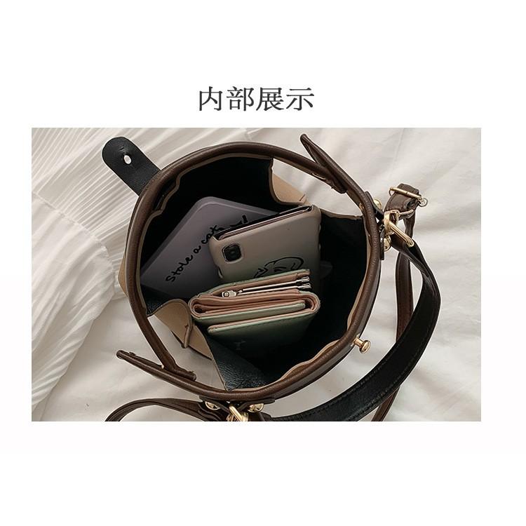 Túi đeo chéo nữ hộp dáng tròn thời trang giá rẻ BAG U TOD18