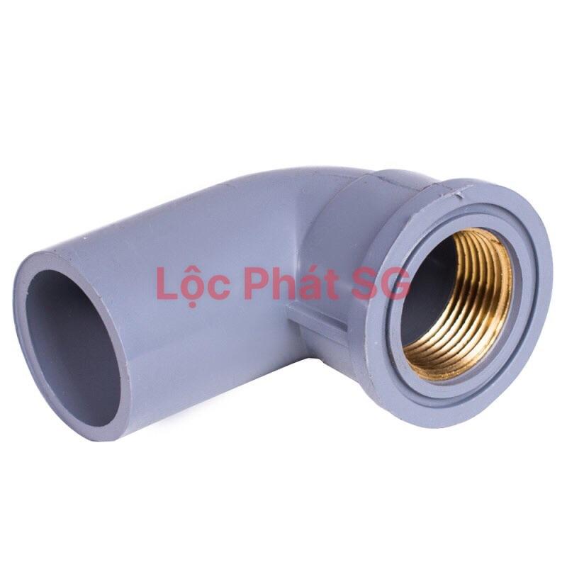 Cút, Co góc ren trong , răng ngoài thau PVC 21, 27, 34, phụ kiện ống nước PVC đủ loại
