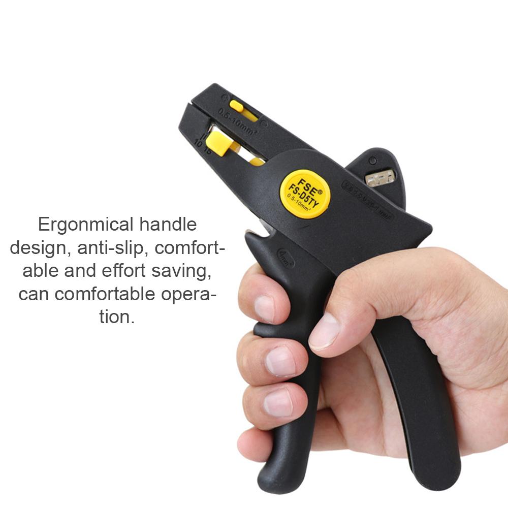 Reinforced Nylon Portable Wire Stripper Multifunction Cable Stripping Pliers Ferrule Cutting Tool
