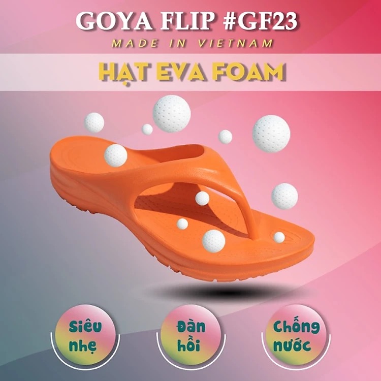 [HOT] Dép Thể thao chạy bộ Goya Flip GF23 - Màu Cam