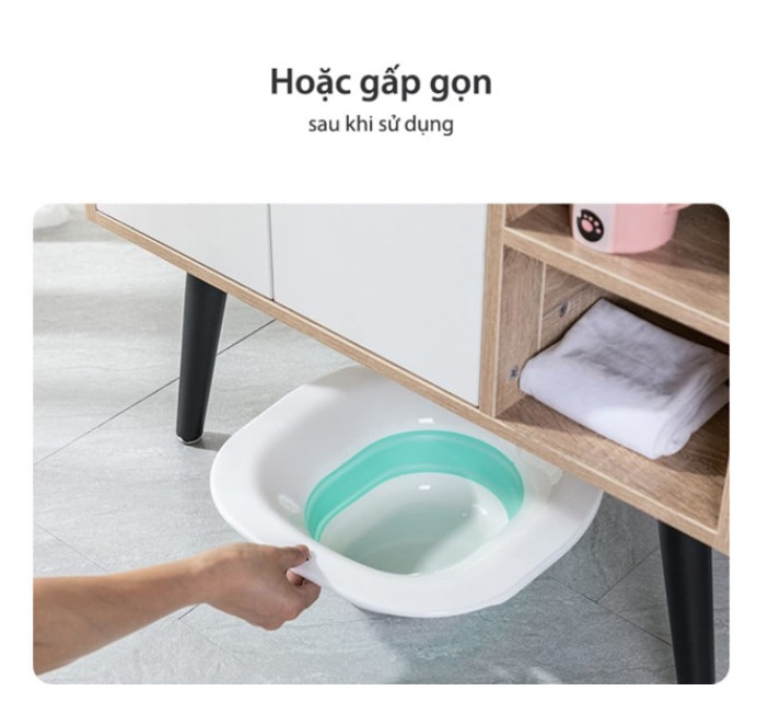 Chậu xông sau sinh loại gấp gọn