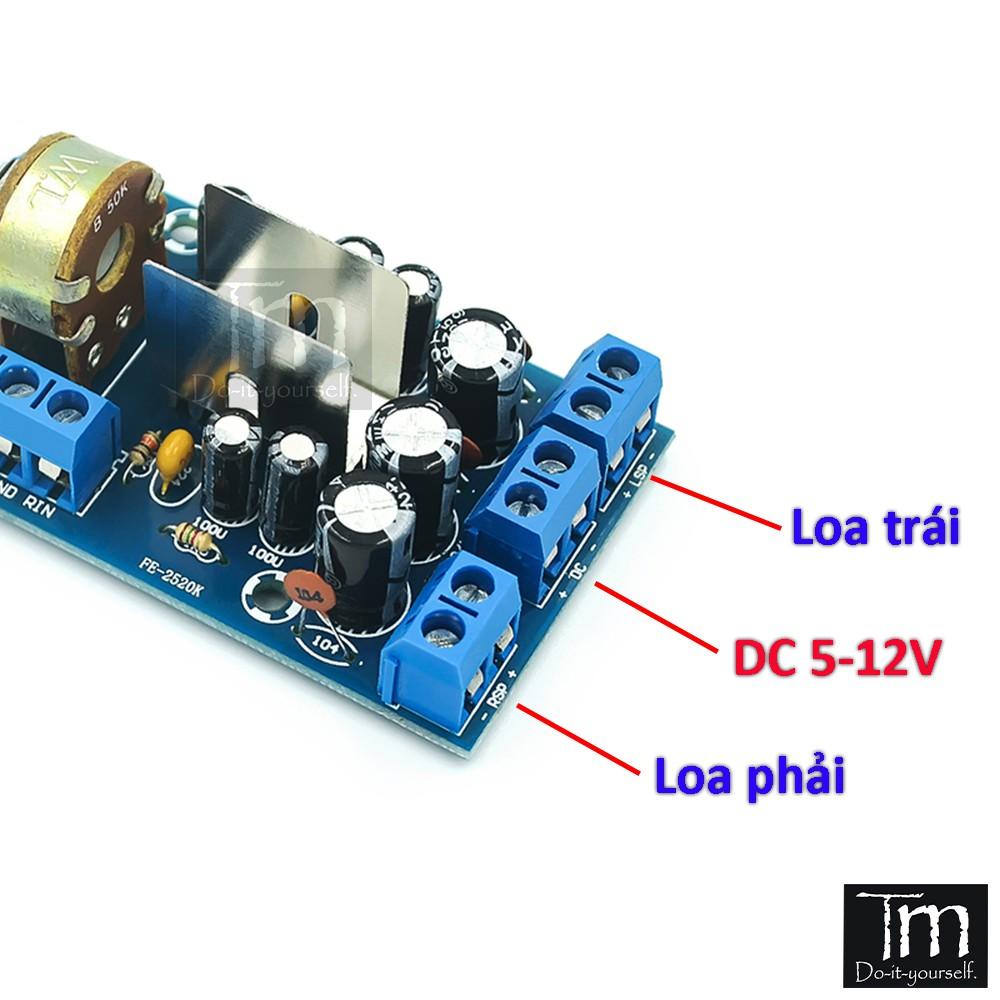 Mạch Khuếch Đại Âm Thanh Hifi 2.0 2x3W TEA2025B