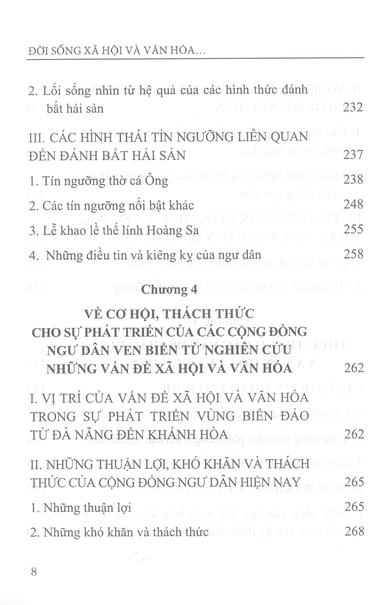 Đời Sống Xã Hội Và Văn Hóa Của Cộng Đồng Ngư Dân Ven Biển Và Hải Đảo Từ Đà Nẵng Đến Khánh Hòa – Góc Nhìn Dân Tộc Học