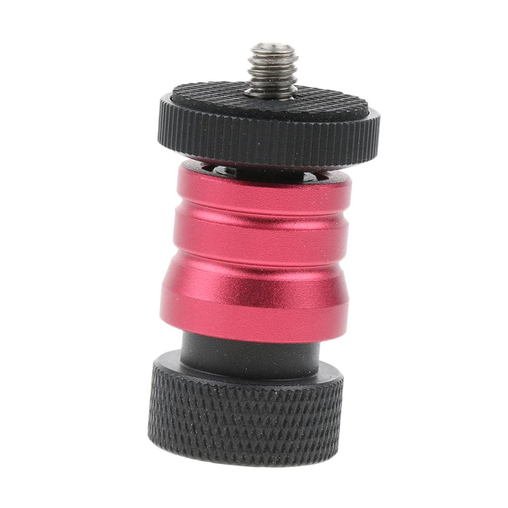 For Arca Swiss Tripod Ball Head Camera Hot Shoe Mount Quick Release Plate 1/4" Screw Hole