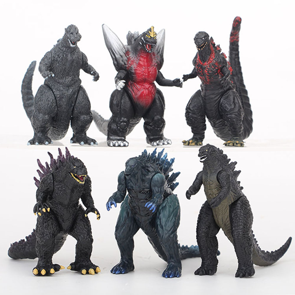 Mô Hình 08 Nhân Vật Godzilla Đấu Với KingKong Mẫu 06 - Cao 9cm