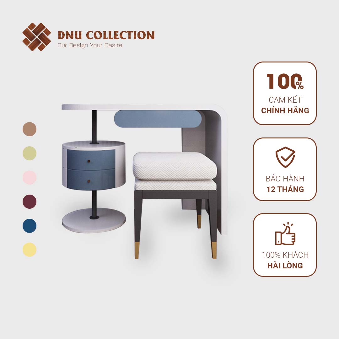 Bàn trang điểm Dnu Phoebe ( Không kèm gương) gỗ MDF phong cách Hiện đại/Indochinen