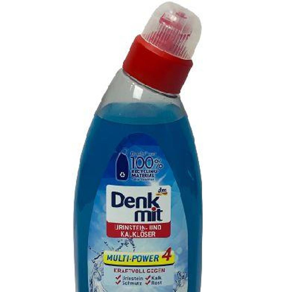 Dung Dịch Tẩy Rửa Bồn Cầu, Nhà Vệ Sinh, Nhà Tắm Denkmit, Nước Tẩy Rửa Bồn Cầu Vệ Sinh, Dung Tích 750 ml, nhập Đức