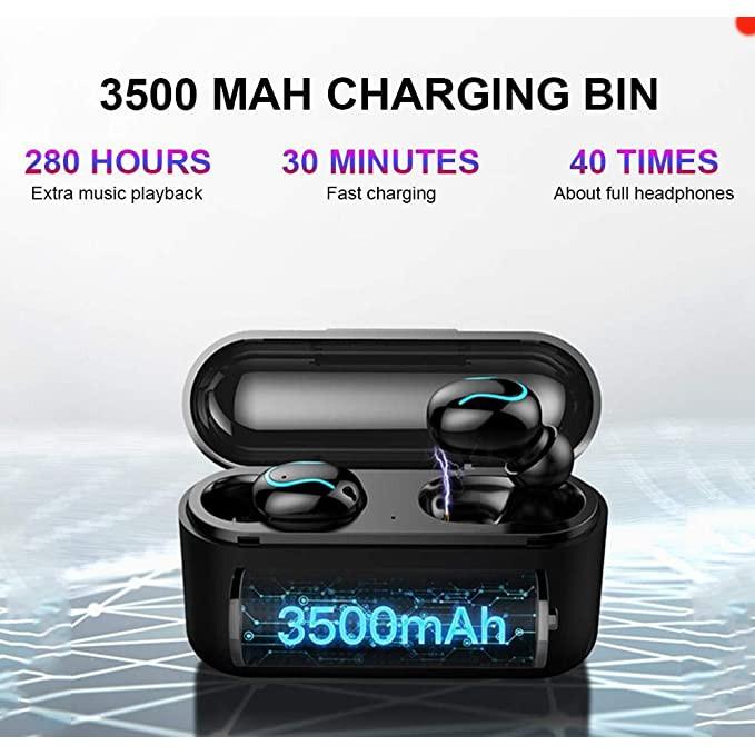 Tai Nghe Bluetooth Không Dây Q32 TWS - Chống Nước - Nghe 60h - Tích Hợp Micro - Tự Động Kết Nối