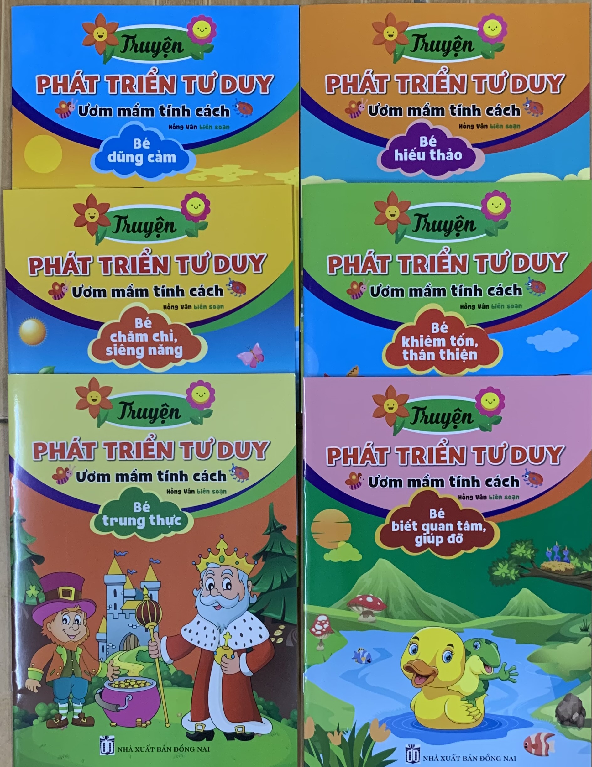Truyện phát triển tư duy ươm mầm tính cách - Bộ 6 cuốn (Dành cho trẻ từ 3 - 6 tuổi)