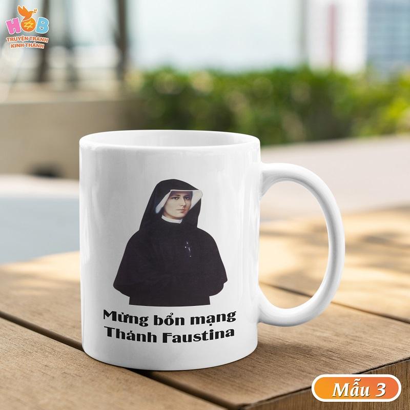 Ly sứ HoB in hình Thánh Faustina