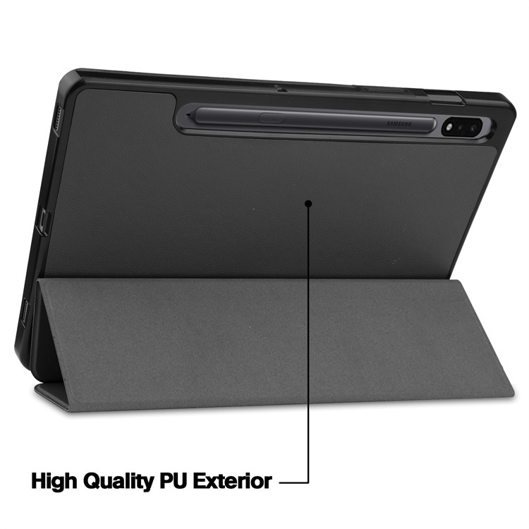 Bao da dành cho SamSung Galaxy Tab S7, Tab S8, Tab S6 Lite P610/P615, Tab S6 Lite 2022 P613/P619 Leather Smart Case dạng cuộn có ngăn để bút