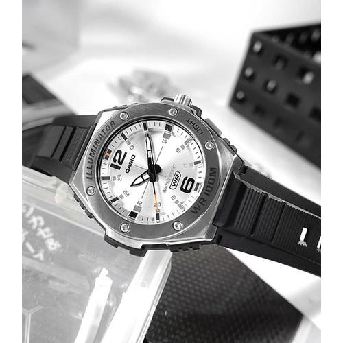 Đồng Hồ Nam Dây Nhựa Casio Standard MWA-100H-7AVDF Chính Hãng - MWA-100H-7A Gờ Kim Loại