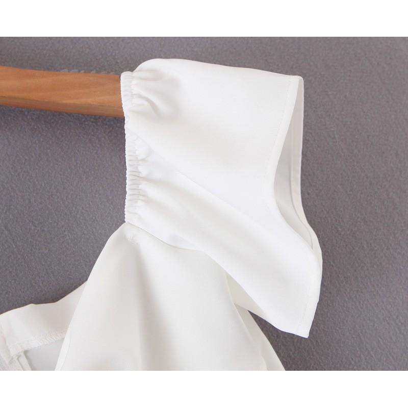 Váy cho mẹ chất cotton co dãn mềm _ Trắng khoá