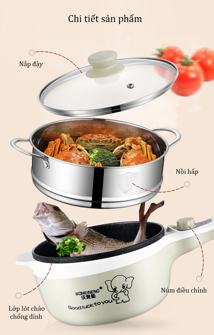 Chảo Điện Đa Năng - HÀNG NHẬP KHẨU