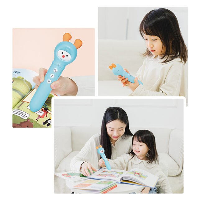 Bút biết nói thông minh Alilo D3C Early Educational Talking Pen - Đồ chơi giáo dục sớm hỗ trợ bé 2-6t học ngoại ngữ - Hàng chính hãng - An toàn chất lượng quốc tế