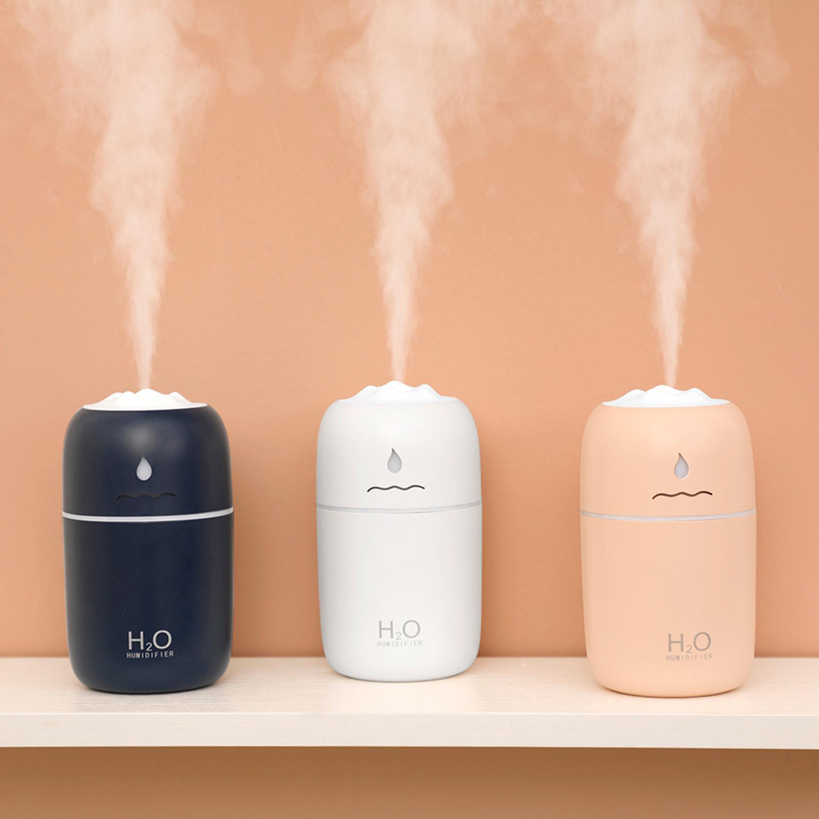 280ml Large Capacity Air Humidifier LED Night Light Diffuser Kitchen