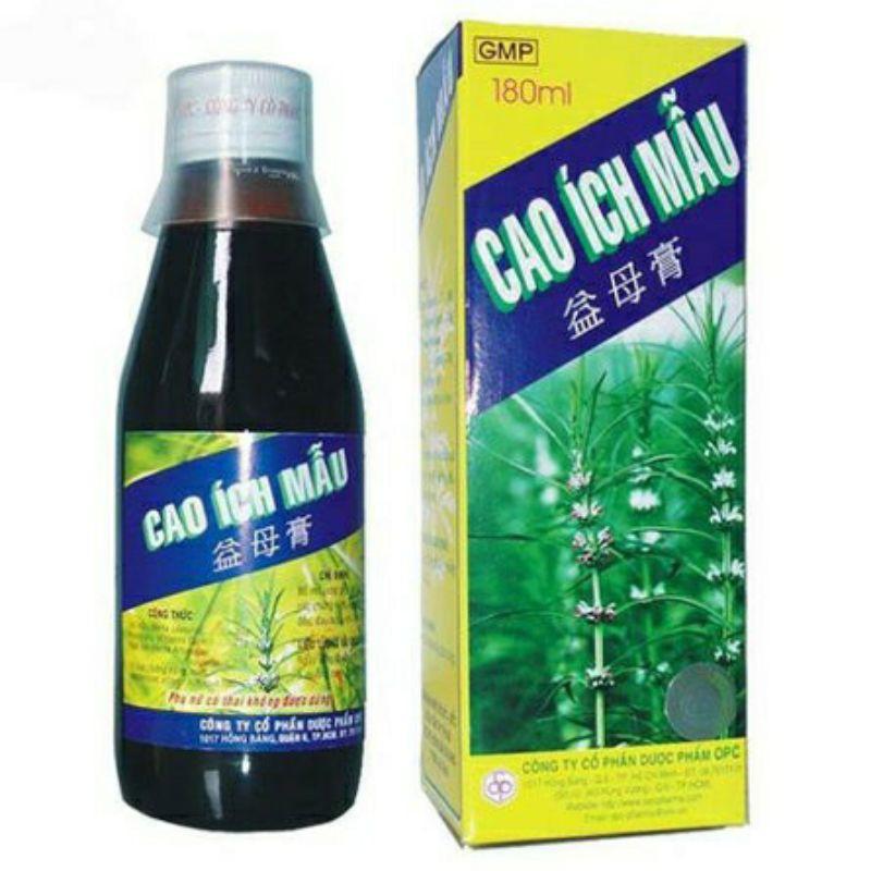 Cao Ích Mẫu  CAM KẾT CHẤT LƯỢNG Điều Hòa Kinh Nguyệt Chai 180ml