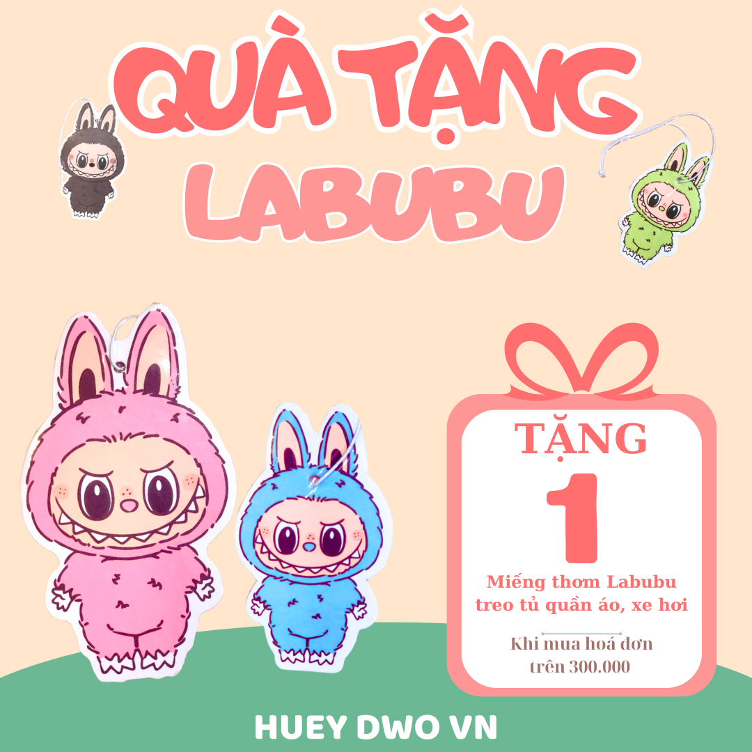 QUÀ TẶNG MIỄN PHÍ [ KHÔNG BÁN ] - Miếng thơm Labubu, treo tủ quần áo, treo xe hơi, nhà tắm