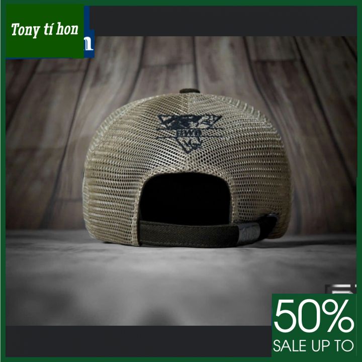 Tony tí hon - Mũ Nón kết lưỡi trai Cafe Racer Vintage phối lưới xịn xò cao cấp, thời trang, cá tính, form đẹp