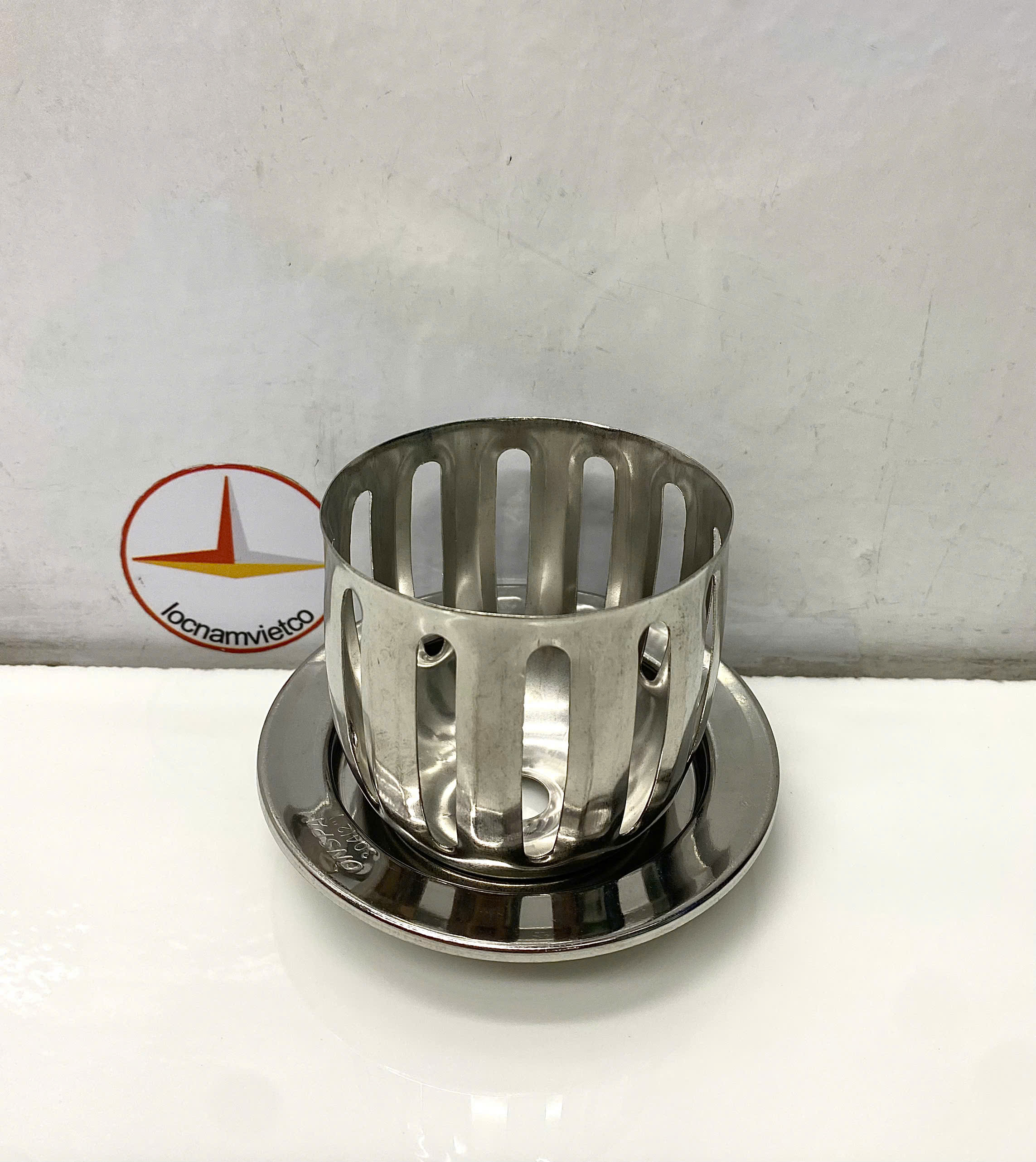 Thoát nước sân thượng Inox 304 Onspa 60mm tròn _ 110TC060