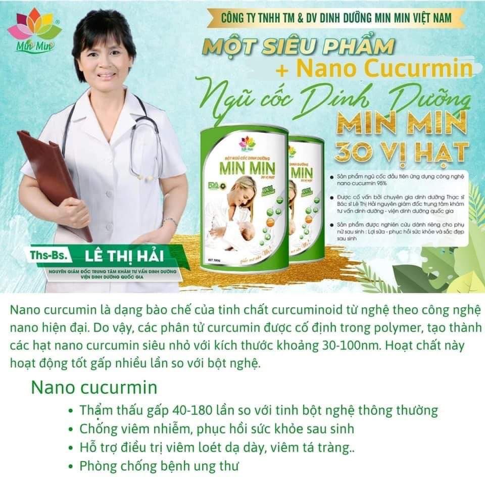 NGŨ CỐC MIN MIN 29-30 VỊ HẠT SIÊU LỢI SỮA,SIÊU TIẾT KIÊM