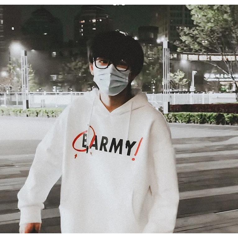Áo Hoodie nam nữ TNT Tống Á Hiên phong cách BARMY mũ chữ T