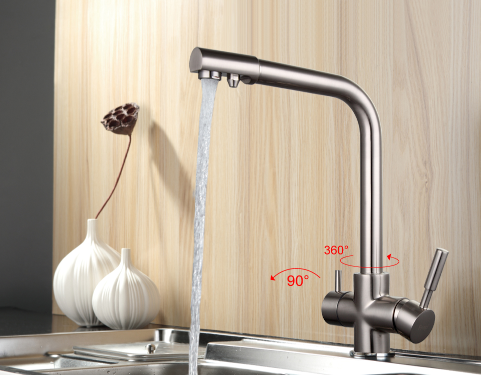 VÒI BẾP 3 ĐƯỜNG NƯỚC NHẬP KHẨU NGA FRAP F4352-5