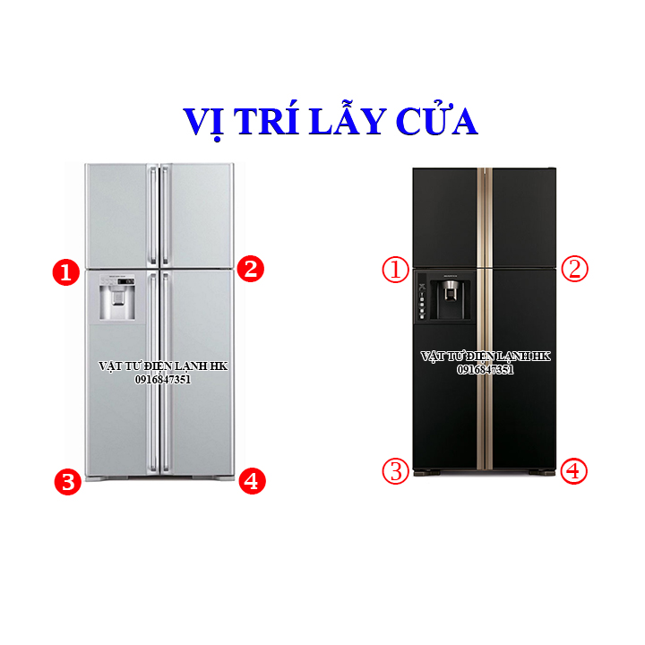 Ngàm cửa lẫy cánh cửa dùng cho tủ lạnh Hitachi các model hàm gàm nẫy tl Hi.tachi số 1