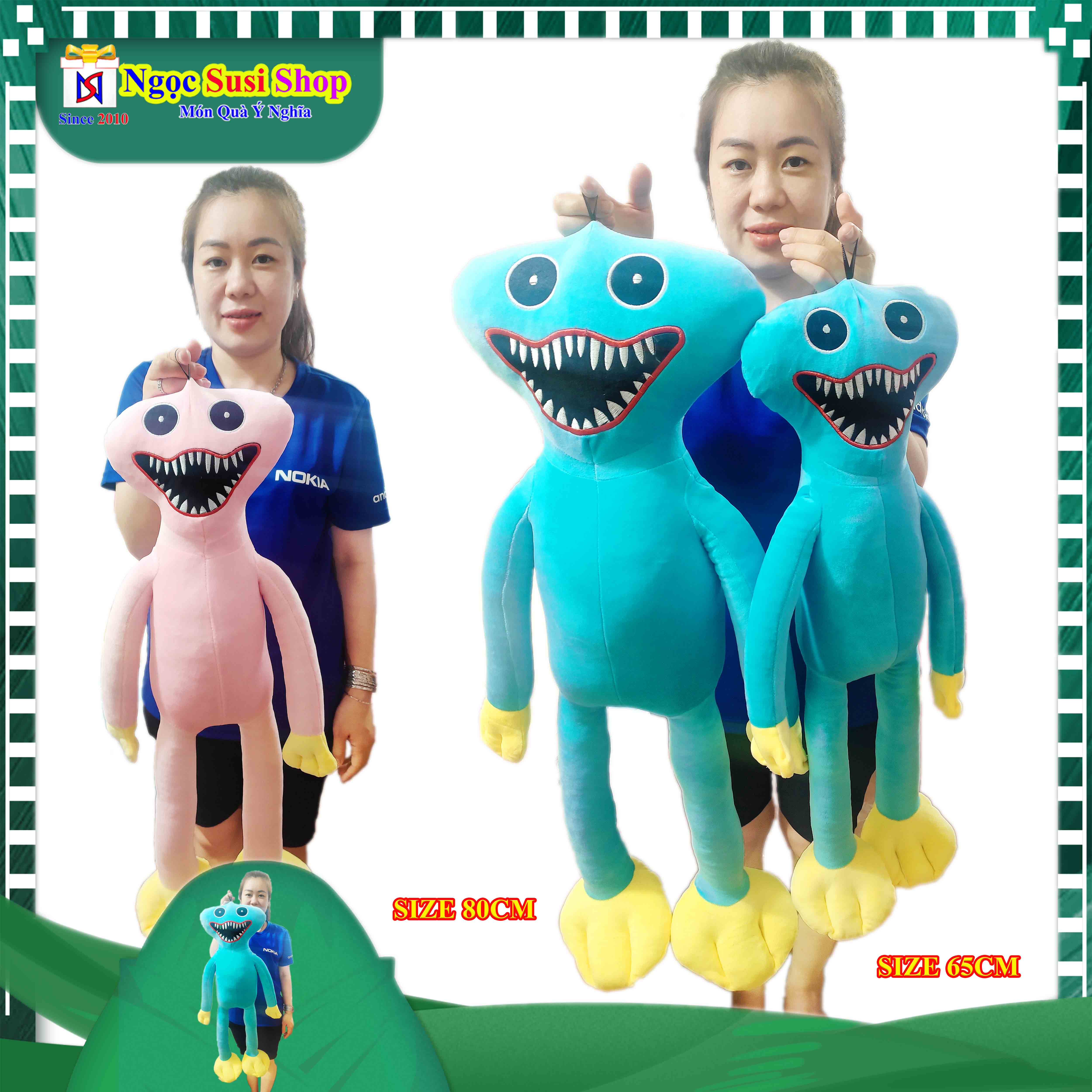THÚ NHỒI BÔNG HUGGY WUGGY CHO BÉ SIÊU DỄ THƯƠNG