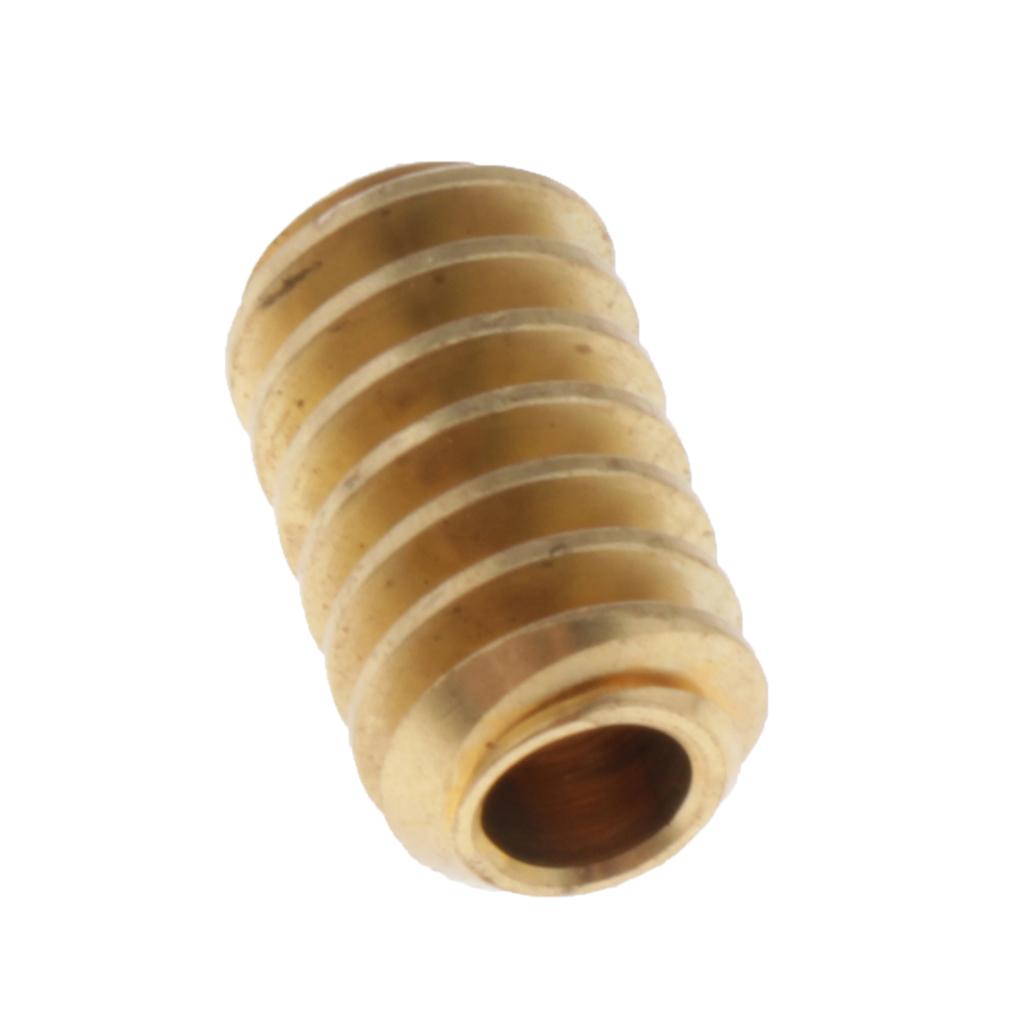Brass Worm Gear Wheel Bộ Dụng Cụ Trục Bánh Răng 0,5 Modulus Hole 3 Mm Dia 6,7mm