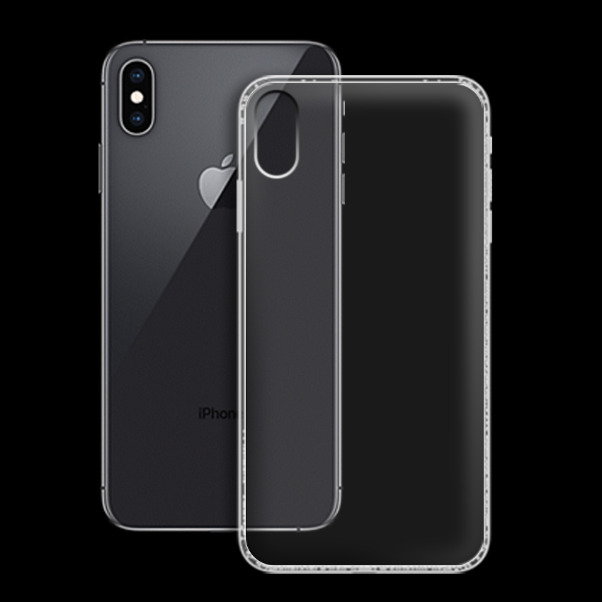 Ốp lưng cho Apple Iphone XS MAX - 01017 - Ốp dẻo trong - Hàng Chính Hãng